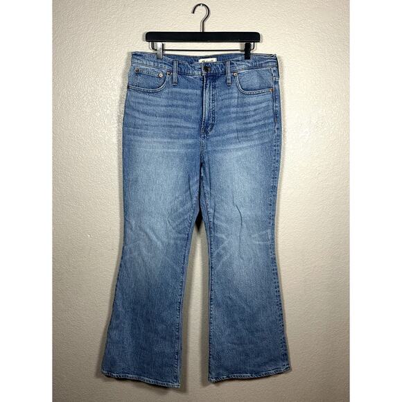 Madewell Size 31 The Perfect Vintage Light Wash Flare Jean High Rise - Picture 1 of 8